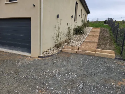 Création d'extérieur à Juliénas, Belleville-en-Beaujolais, Nature en Beaujolais