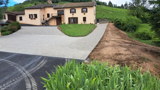 Création d'un extérieur à Fleurie, Belleville-en-Beaujolais, Nature en Beaujolais