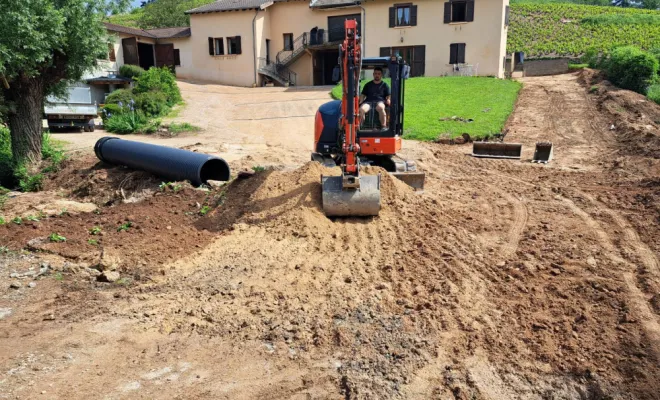 Création d'un extérieur à Fleurie, Belleville-en-Beaujolais, Nature en Beaujolais