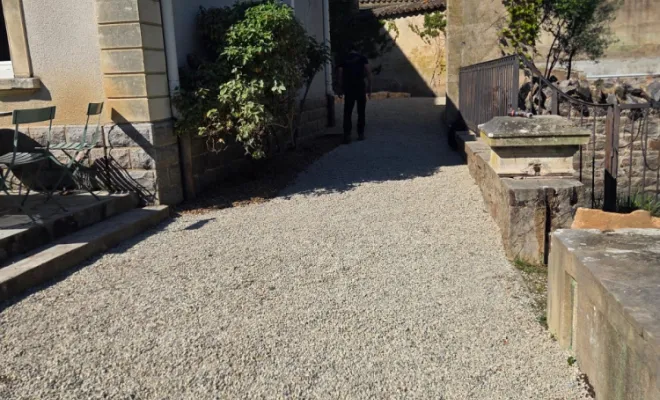 Réaménagement d’un extérieur à Saint-Étienne-des-Oullières, Belleville-en-Beaujolais, Nature en Beaujolais