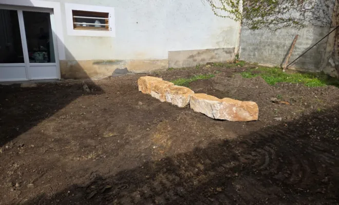 Réaménagement d’un extérieur à Saint-Étienne-des-Oullières, Belleville-en-Beaujolais, Nature en Beaujolais